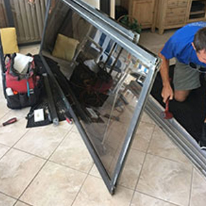 sliding glass door frame repair Oakland Park